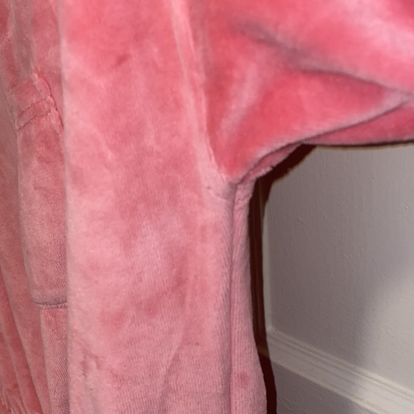 Fashion Nova Medium Pink Velour Romper Suit - Picture 6 of 14